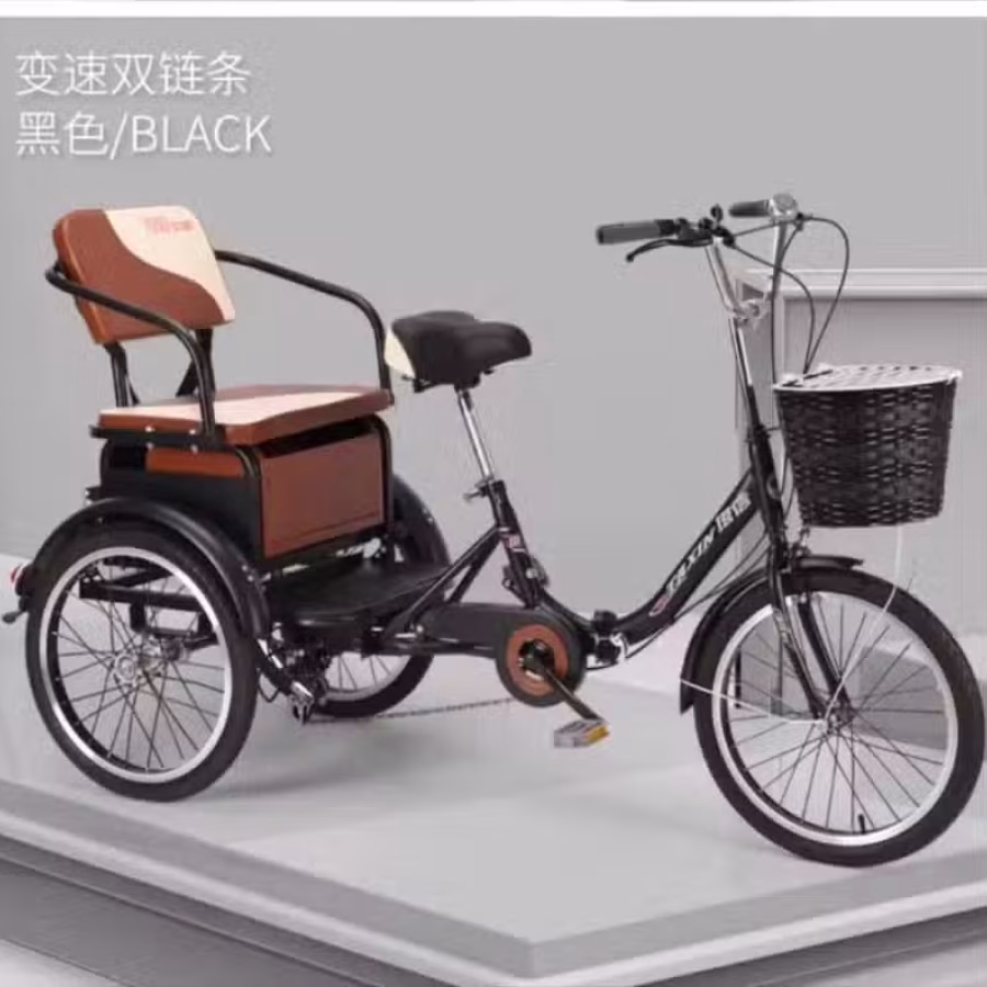 三轮车出售。人力三轮车 图片 1