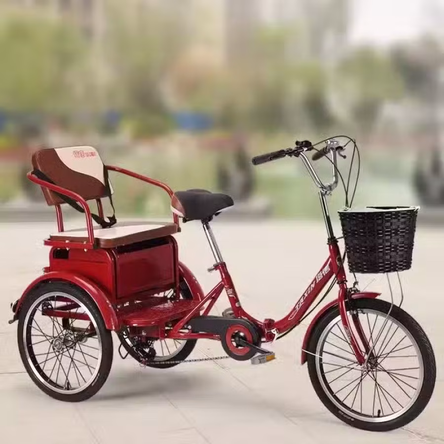 三轮车出售。人力三轮车 图片 2
