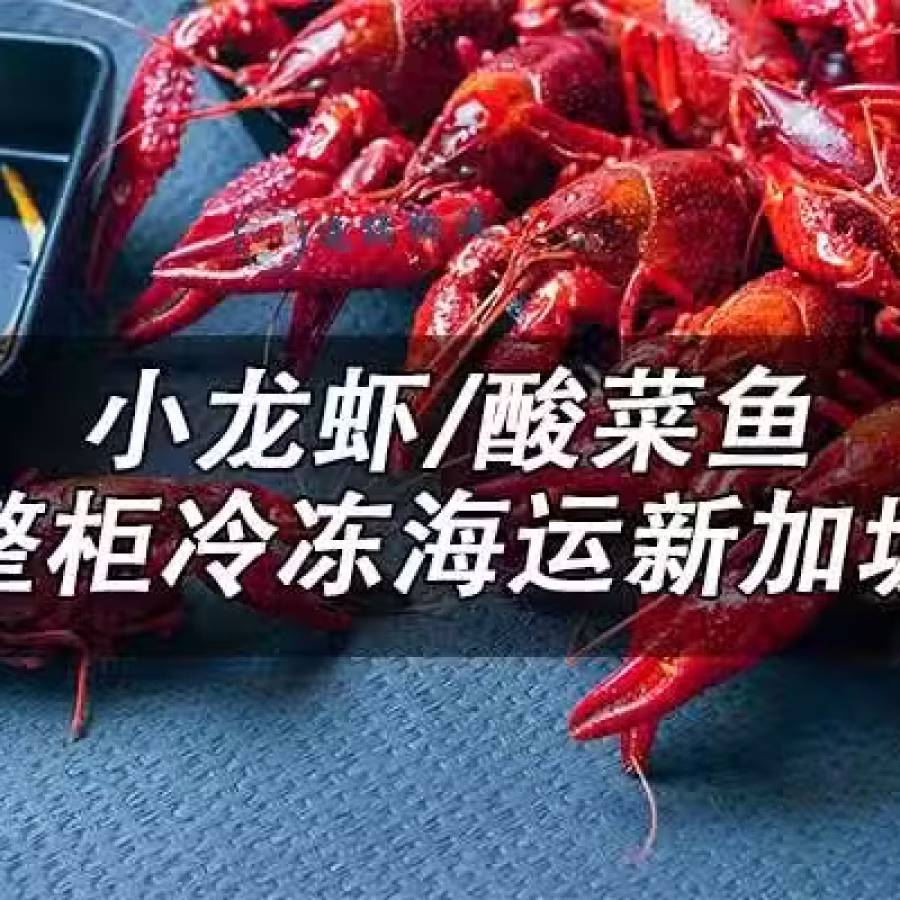小龙虾/酸菜鱼从中国冷冻海运到新加坡包清关包送货 图片 1