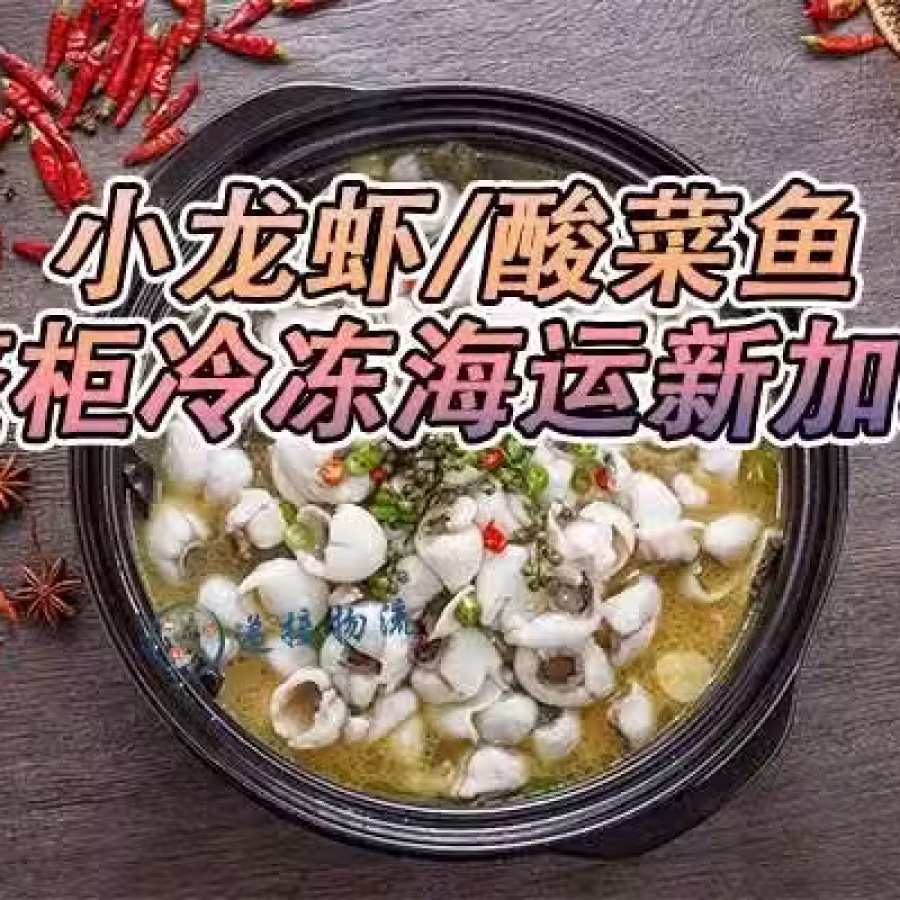 小龙虾/酸菜鱼从中国冷冻海运到新加坡包清关包送货 图片 2