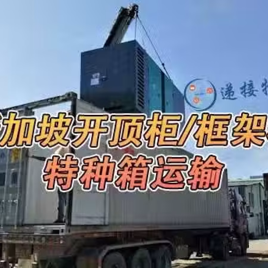 新加坡开顶柜/框架柜运输指南,新加坡开顶柜运输服务指南 图片 1
