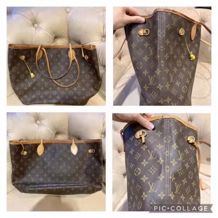 Lv Neverfull 购物袋换植鞣皮 图片 4