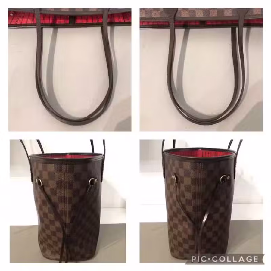 Lv Neverfull 购物袋换植鞣皮 图片 5