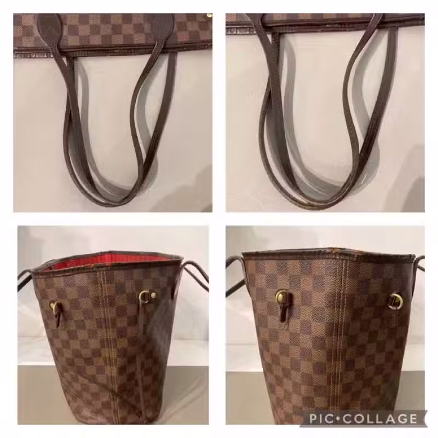 Lv Neverfull 购物袋换植鞣皮 图片 6