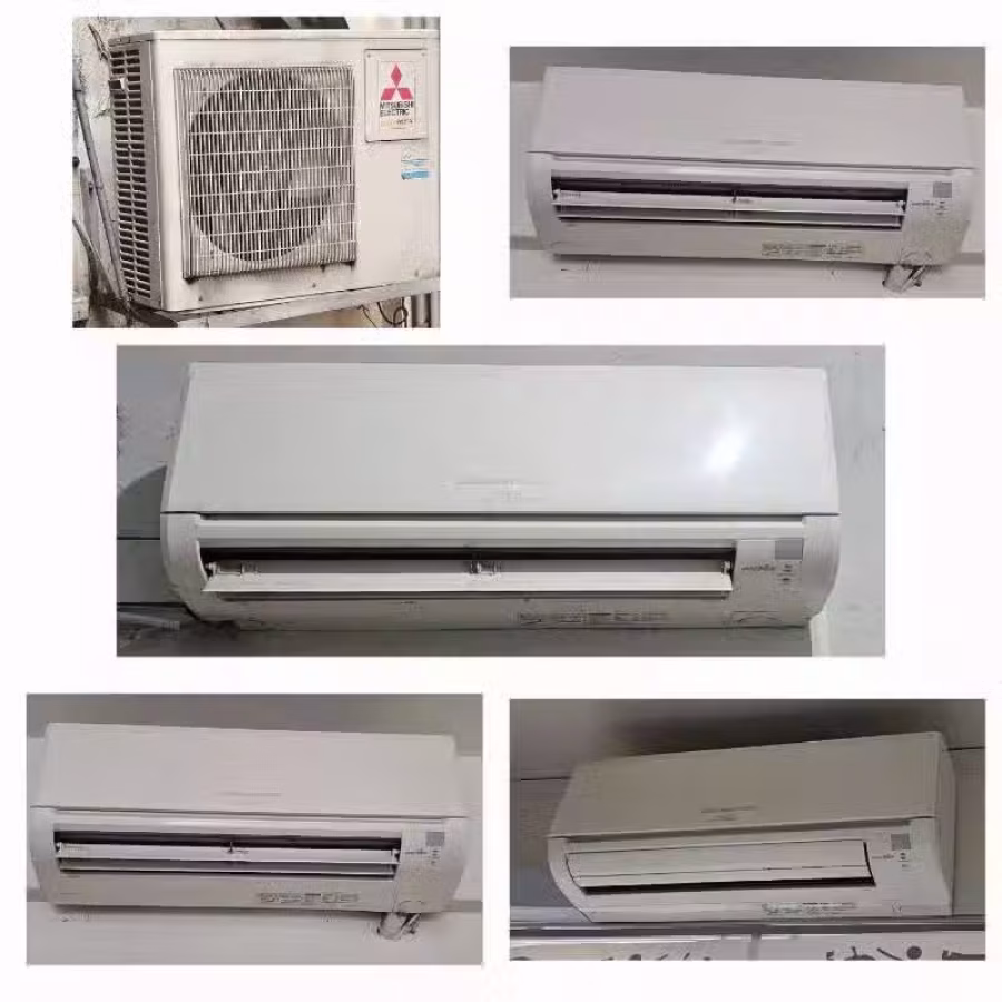 一对四三菱冷气四个遥控97653618目前在用好的自己拆价钱500块搬走 图片 1