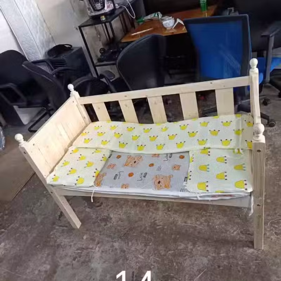 Cot, beech 婴儿床 图片 2