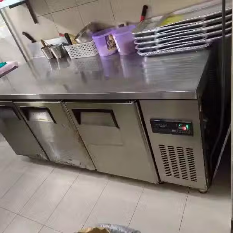 电饭锅，电热档，冰柜，蒸笼，白钢桌子，鱼汤碗，盘子 图片 6