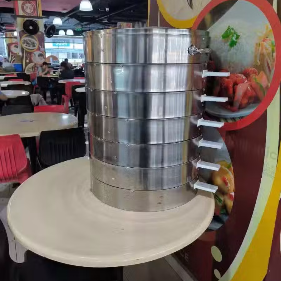 电饭锅，电热档，冰柜，蒸笼，白钢桌子，鱼汤碗，盘子 图片 7