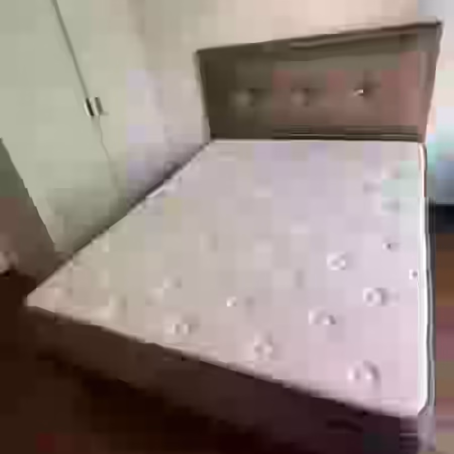 皇后床架配床垫 图片 2