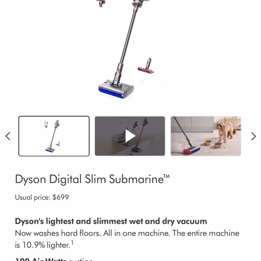 Dyson Digital Slim Submarine 图片 2