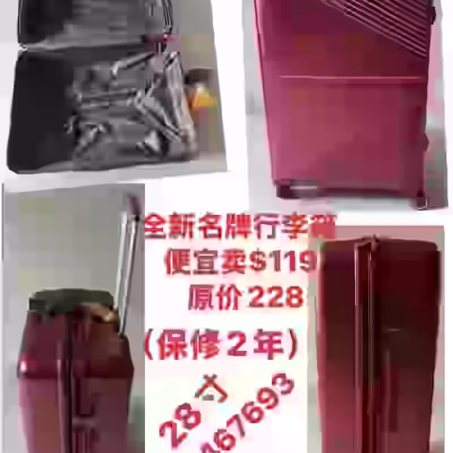 20寸、28寸全新名牌行李箱便宜卖，宏茂桥取货，电：91467693 图片 3