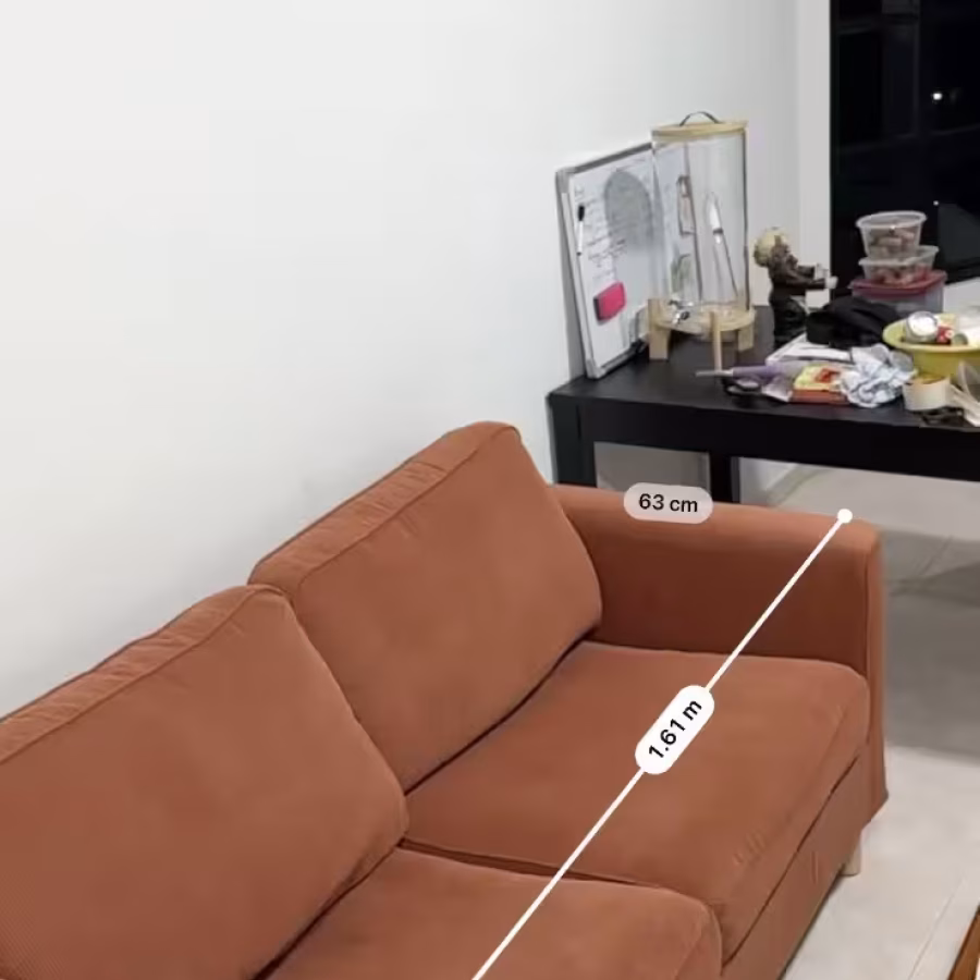 灯芯绒沙发 图片 2