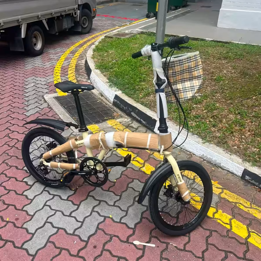全新款全铝折叠自行车，20寸骑着超轻便，适合长时间骑行 图片 2