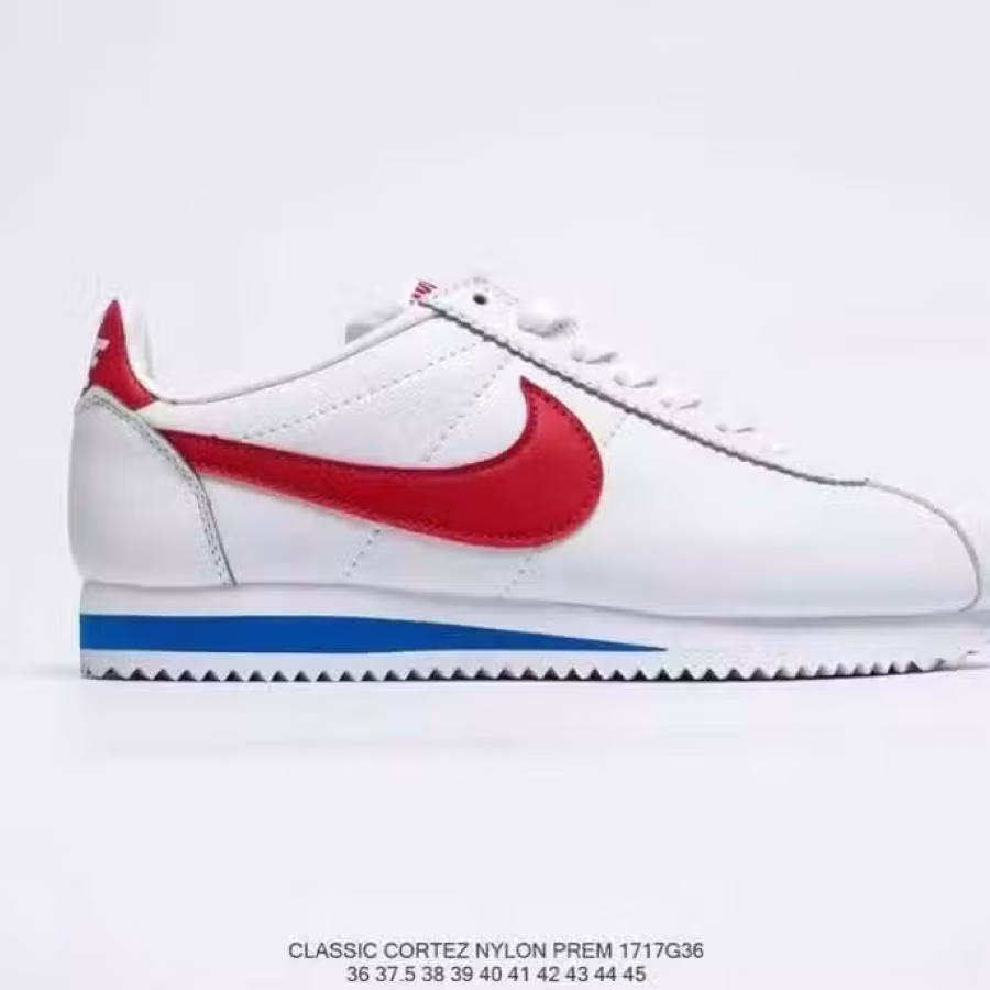 耐克女鞋*全新Nike Classic Cortez Shoes White 图片 2