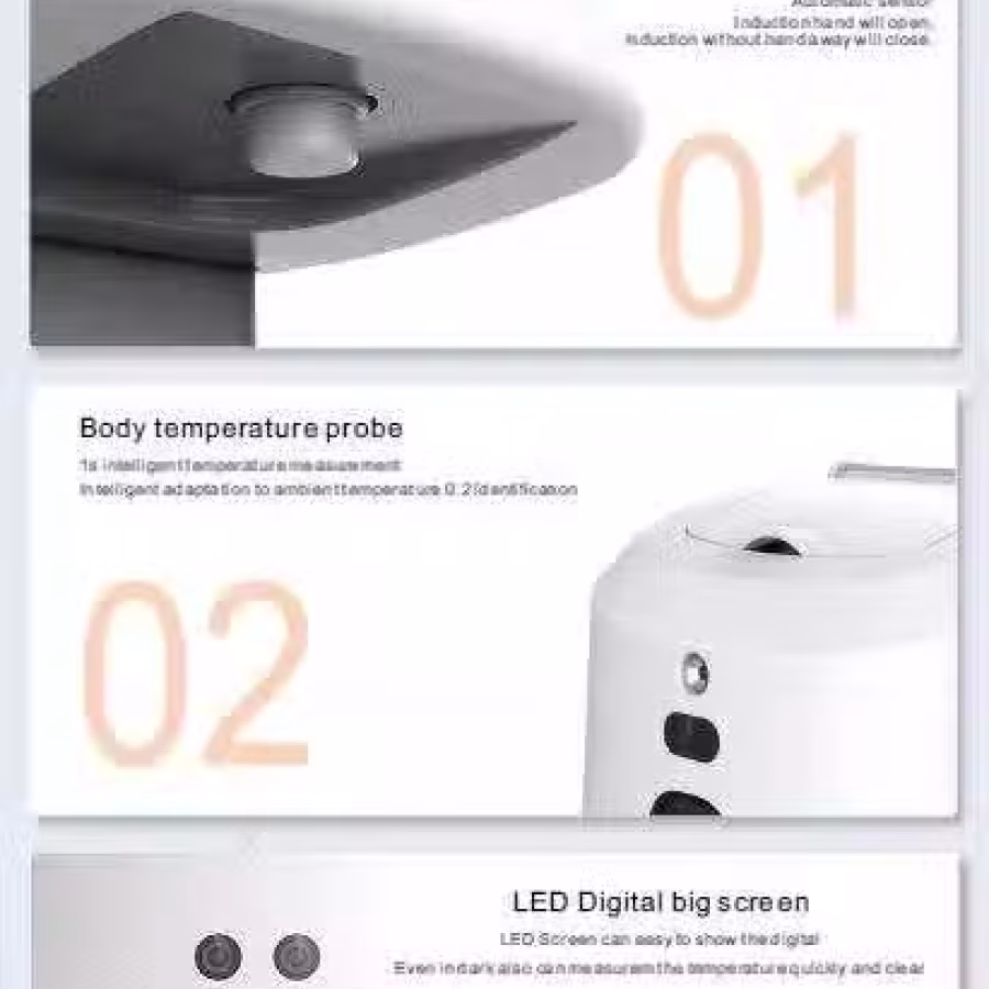 二合一温度扫描仪和非接触式消毒液分配器 （原价288） 图片 2
