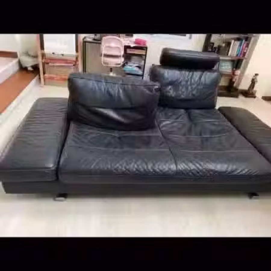 舒服的真皮沙发 图片 1