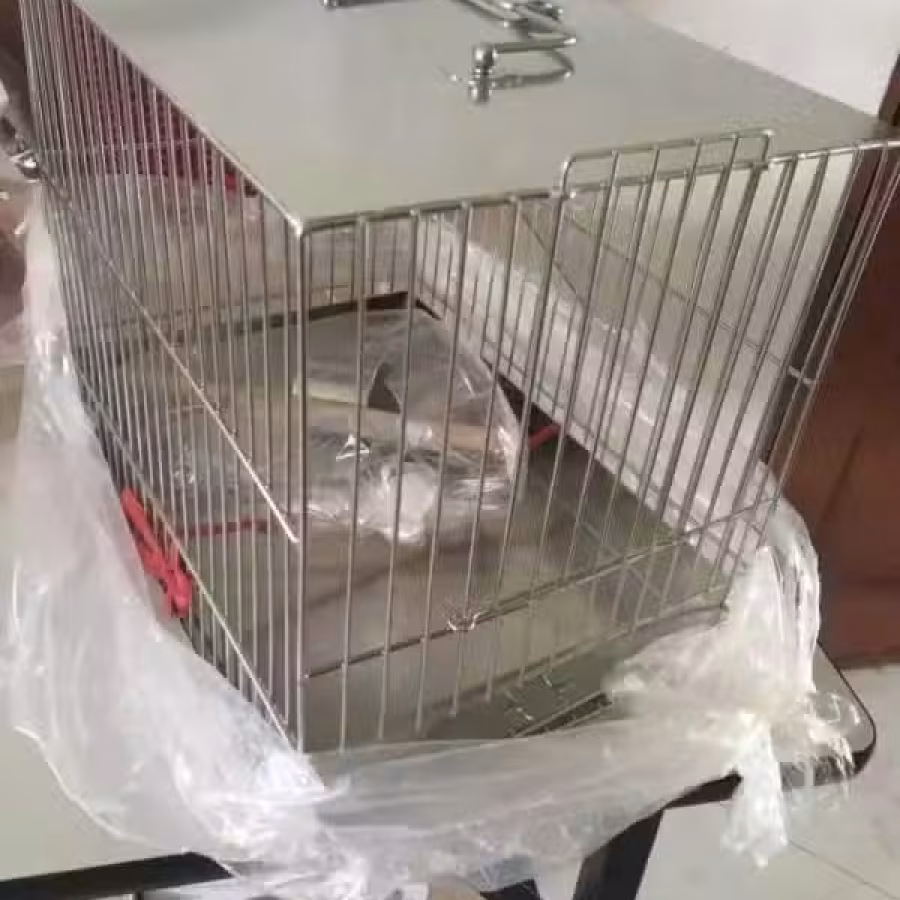 白钢鸟笼 图片 2