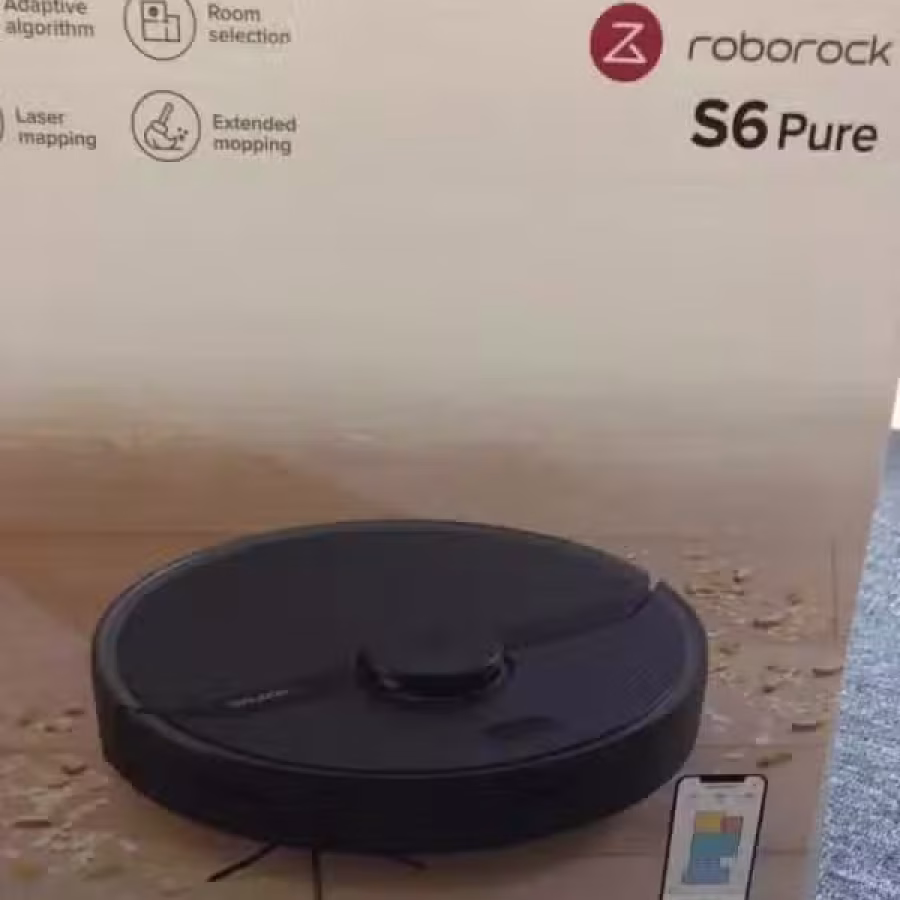 Roborock 扫地机器人 S6 pure 黑色 图片 1