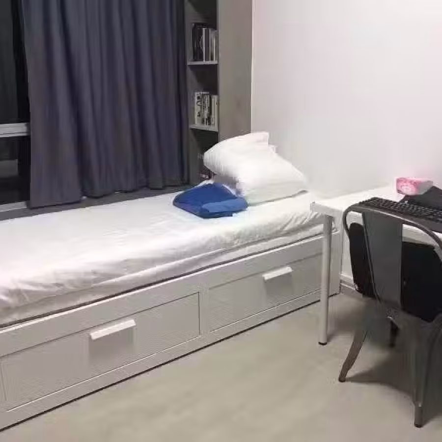 宜家BRIMNES 单人床可扩展成双人床 包括原装床垫 （波东巴西自取） 图片 2