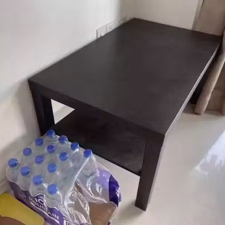 黑色长茶几 图片 1