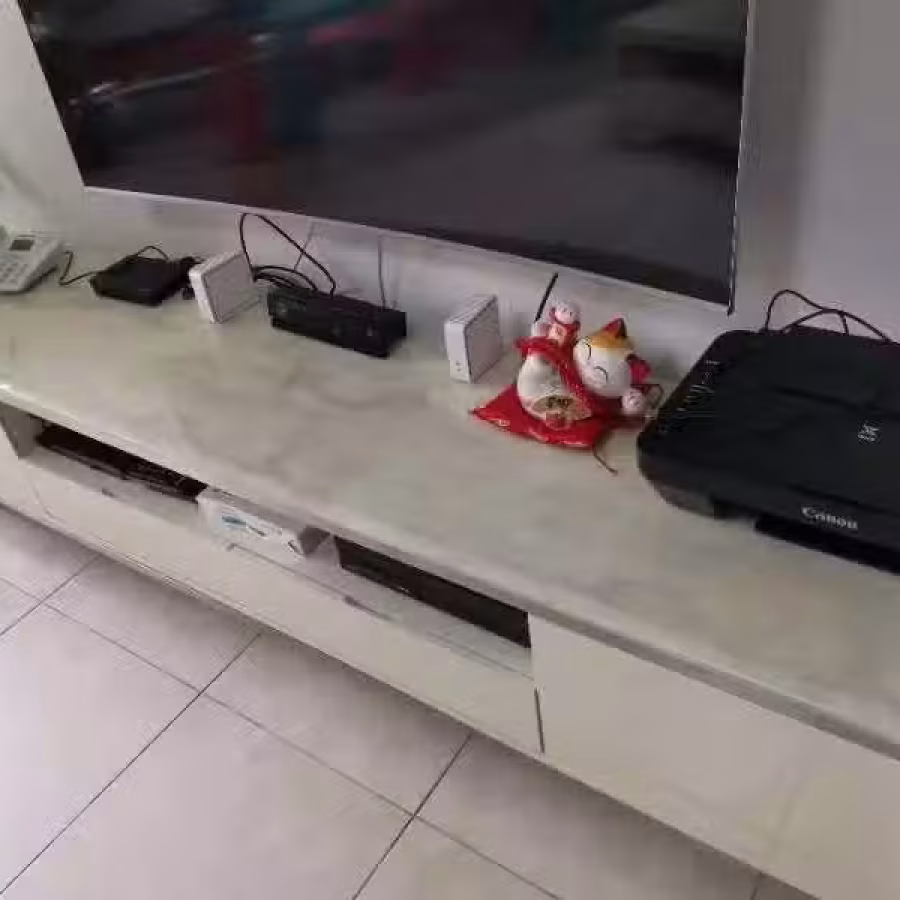 大理石电视茶几柜 图片 2