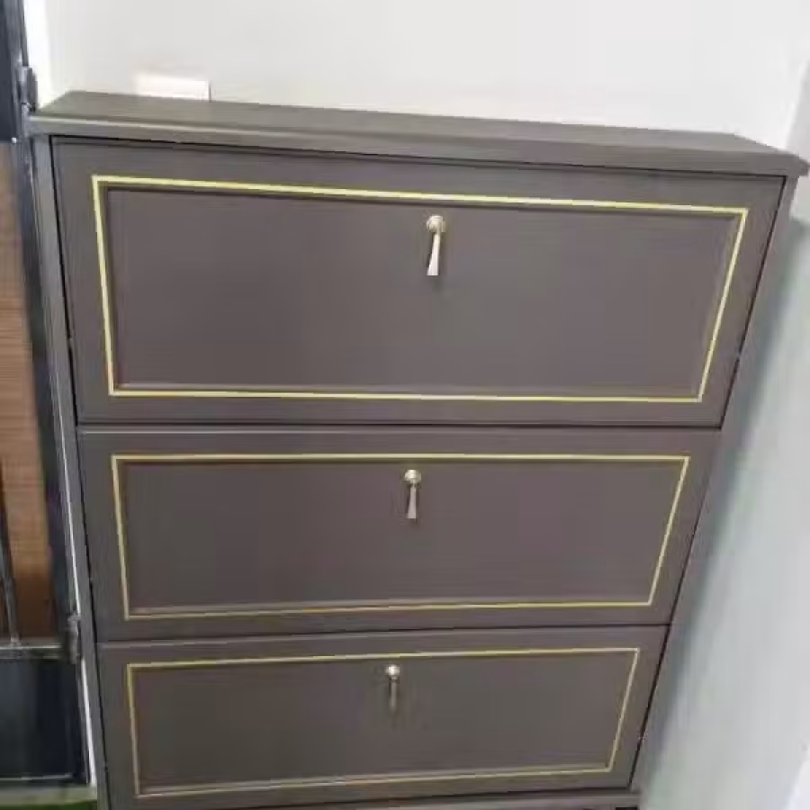 实木鞋柜 图片 1