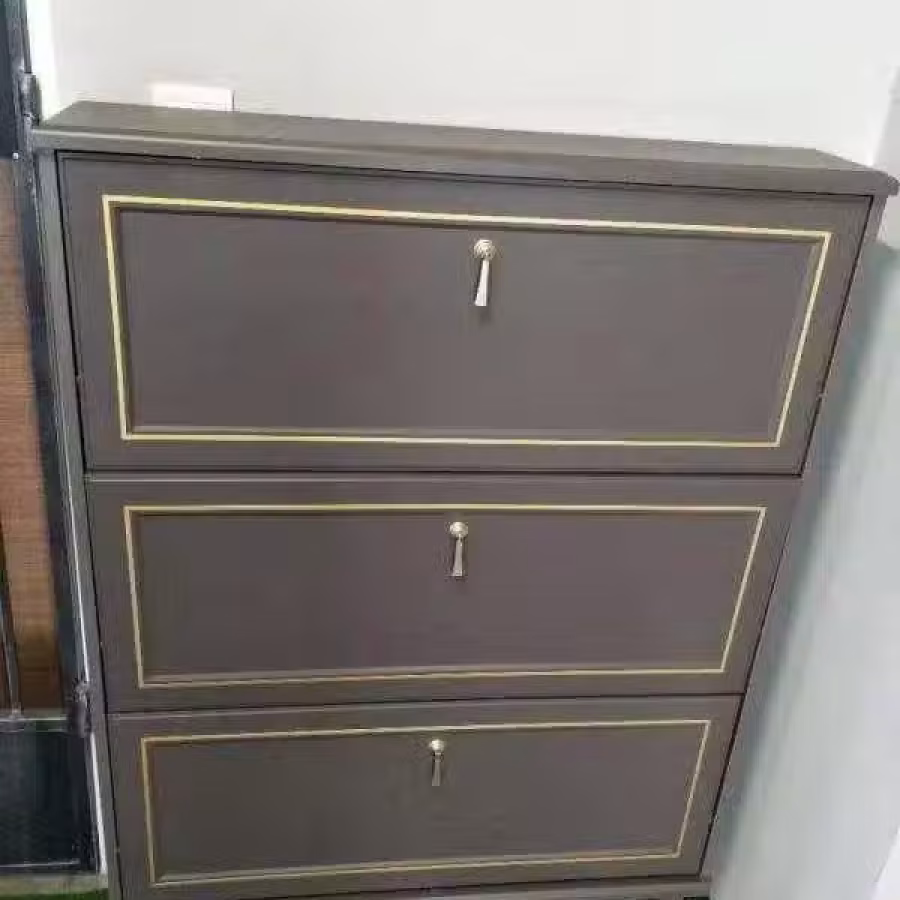 实木欧式鞋柜 图片 2