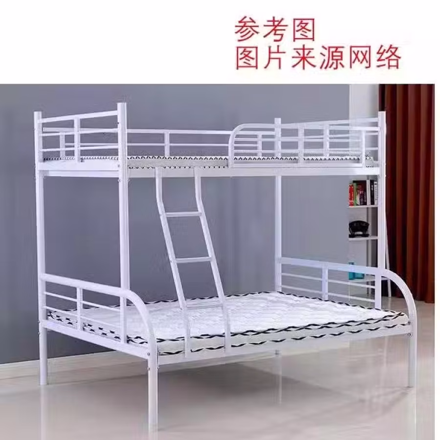 超结实铁制上下铺床（含加厚床垫） 图片 2