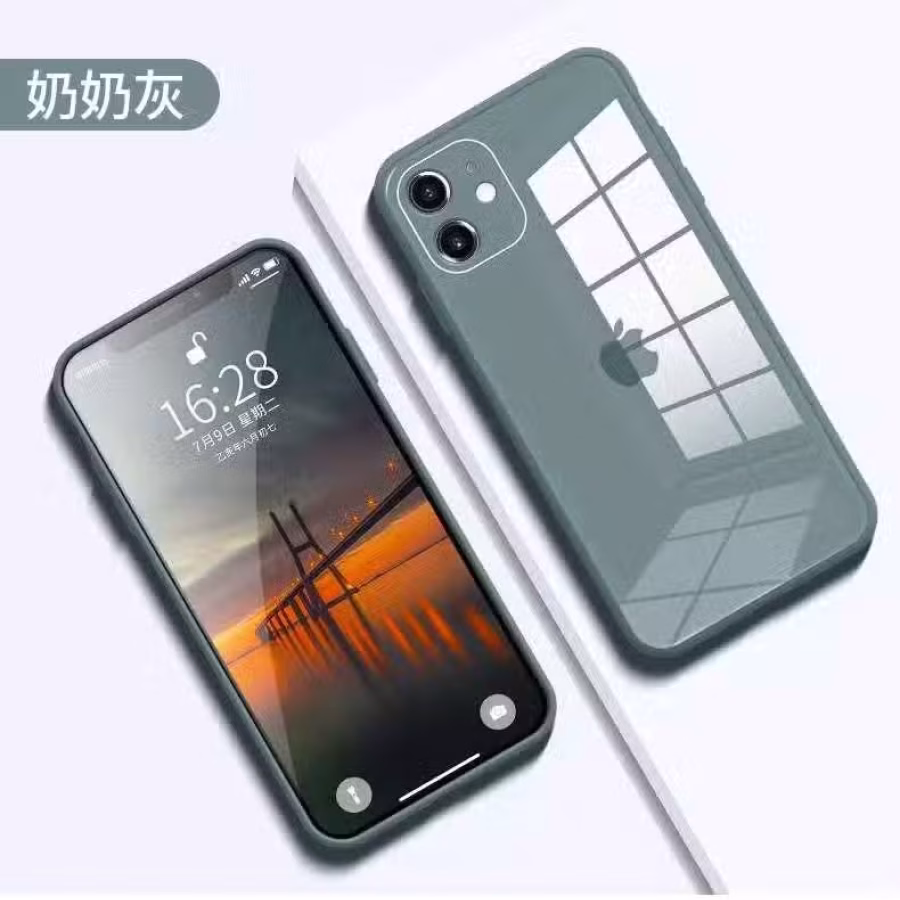 苹果11/12新款iPhone液态玻璃硅胶保护套裸机手感 图片 3