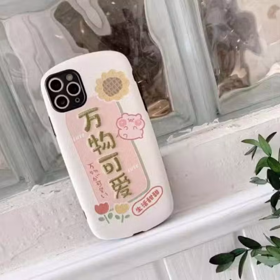 赠送手机膜！苹果11/12新款iPhone全包镜头软皮刺绣手机壳 图片 5