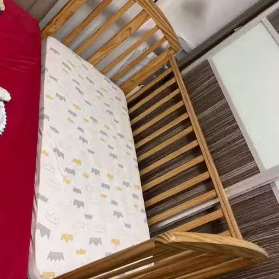 婴儿床+床垫 图片 4