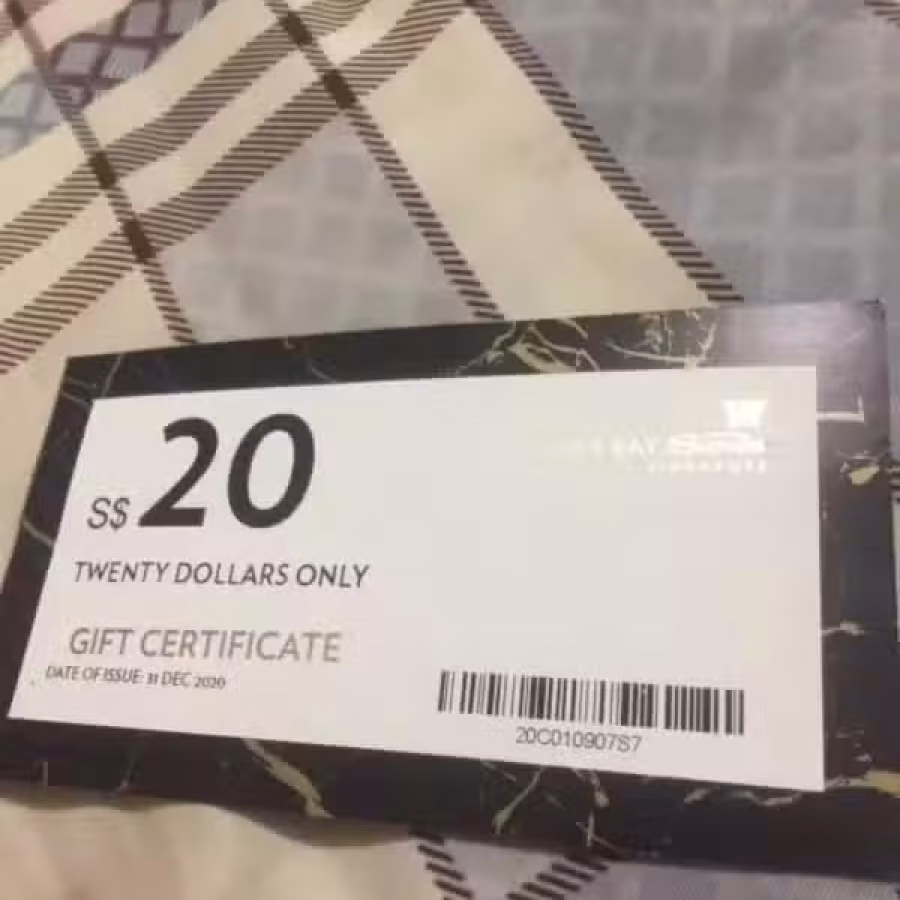 金沙商场现金卷，2021年12月31日到期 图片 1