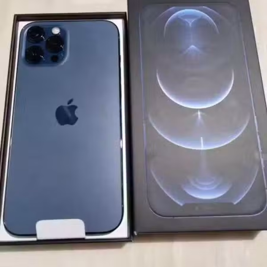 牵线12pro Max 256G深海蓝 未开封 未激活 有发票 图片 1