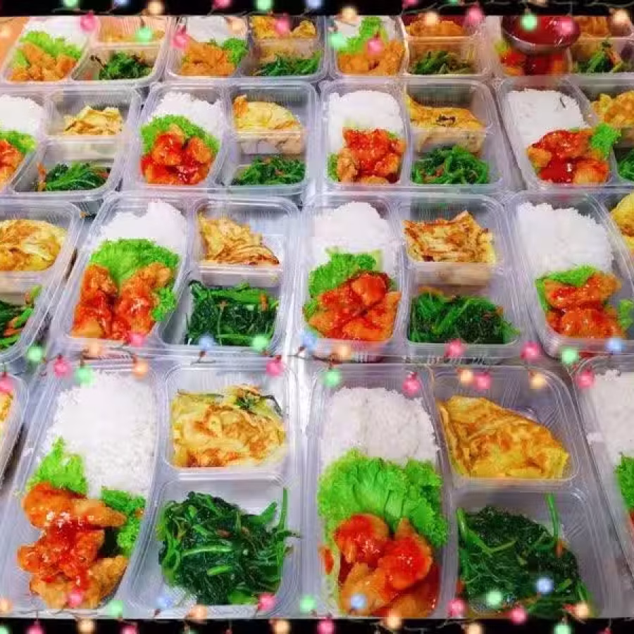 承接公司，工厂，工地，学生宿舍订餐服务，十盒起订，量大从优，全岛免费送餐！ 图片 3