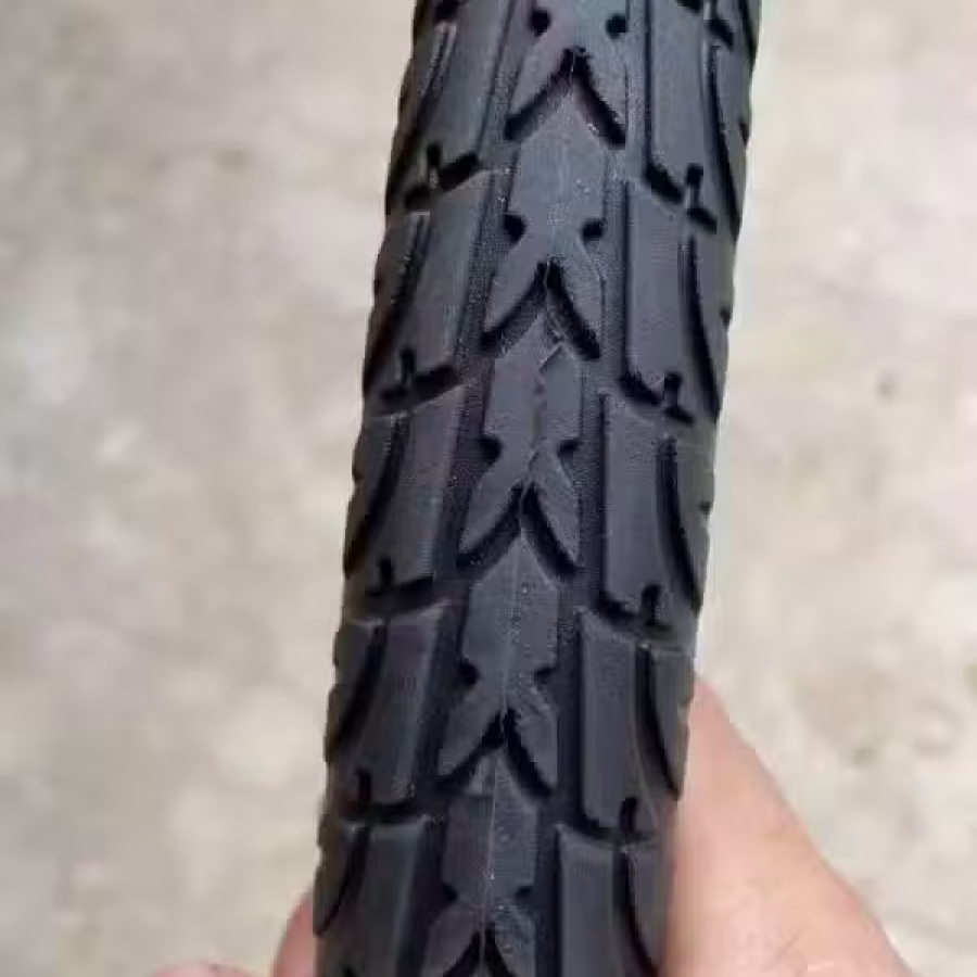 20寸实芯自行车轮胎脚车轮胎型号20X1.75 图片 2