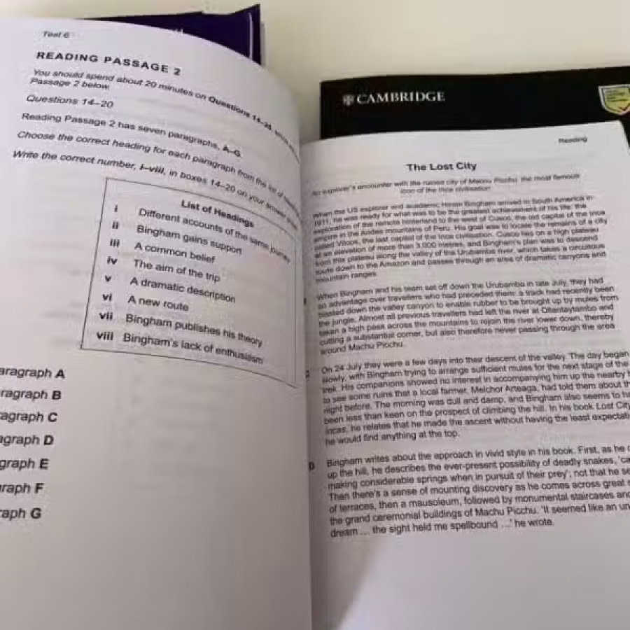 全新的雅思4-15 ，备考必备。包括听力。一本5块 图片 4