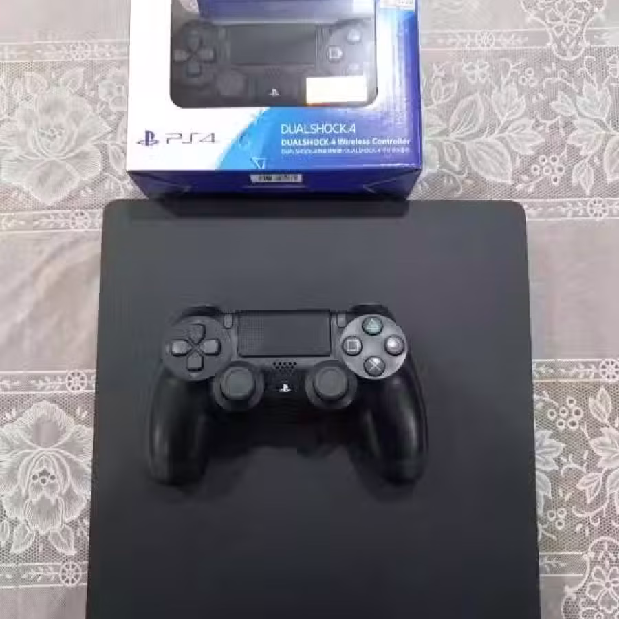 二手ps4 slim 500gb 10片游戏 32寸菲利普电视  图片 2