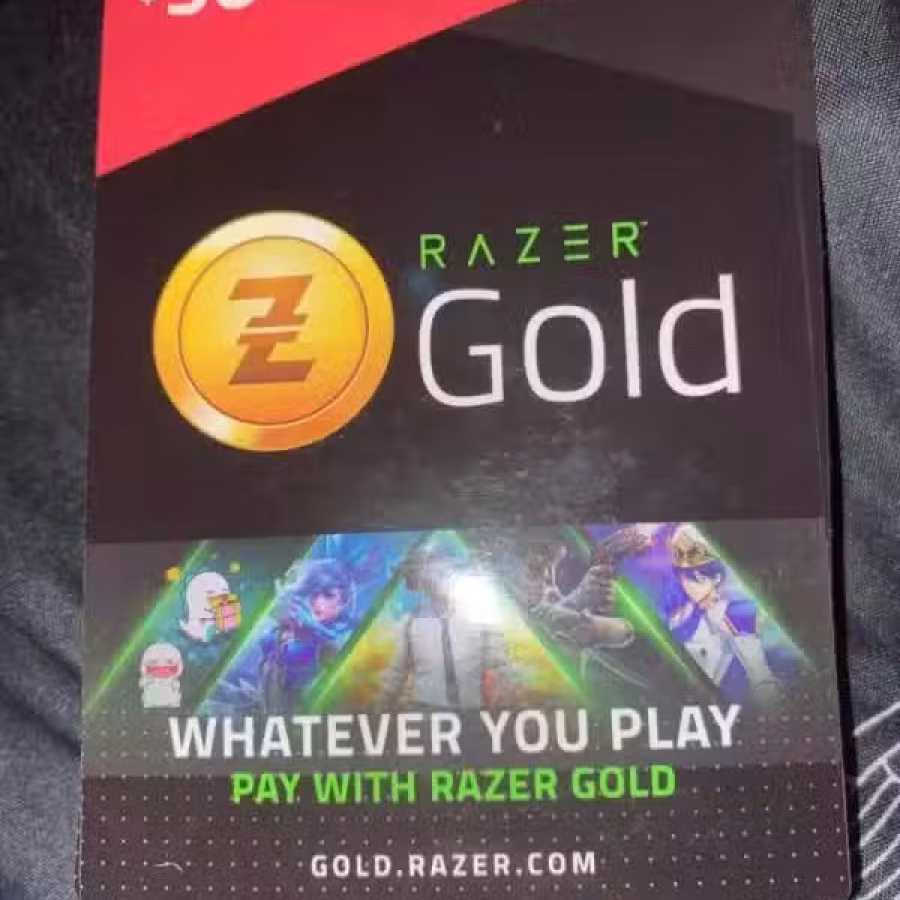 便宜出售 Razer gold 雷蛇币充值卡 图片 1