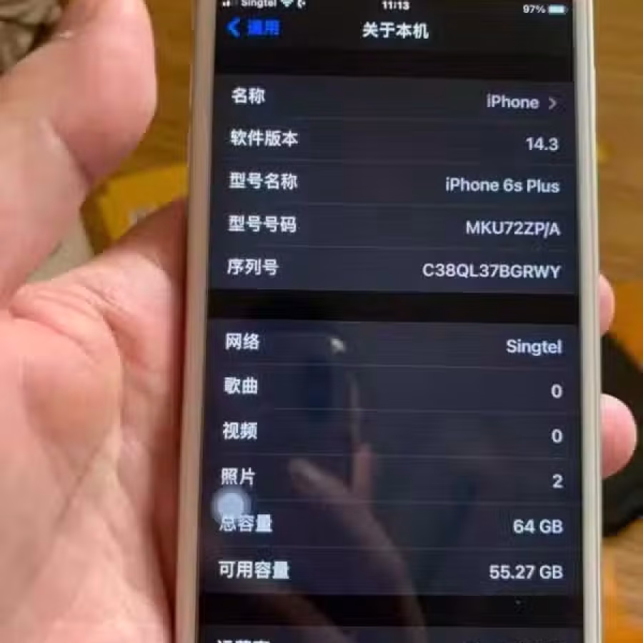 6sp 64G银色 便宜出售 图片 4