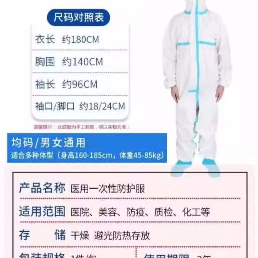 回国防护服 图片 5