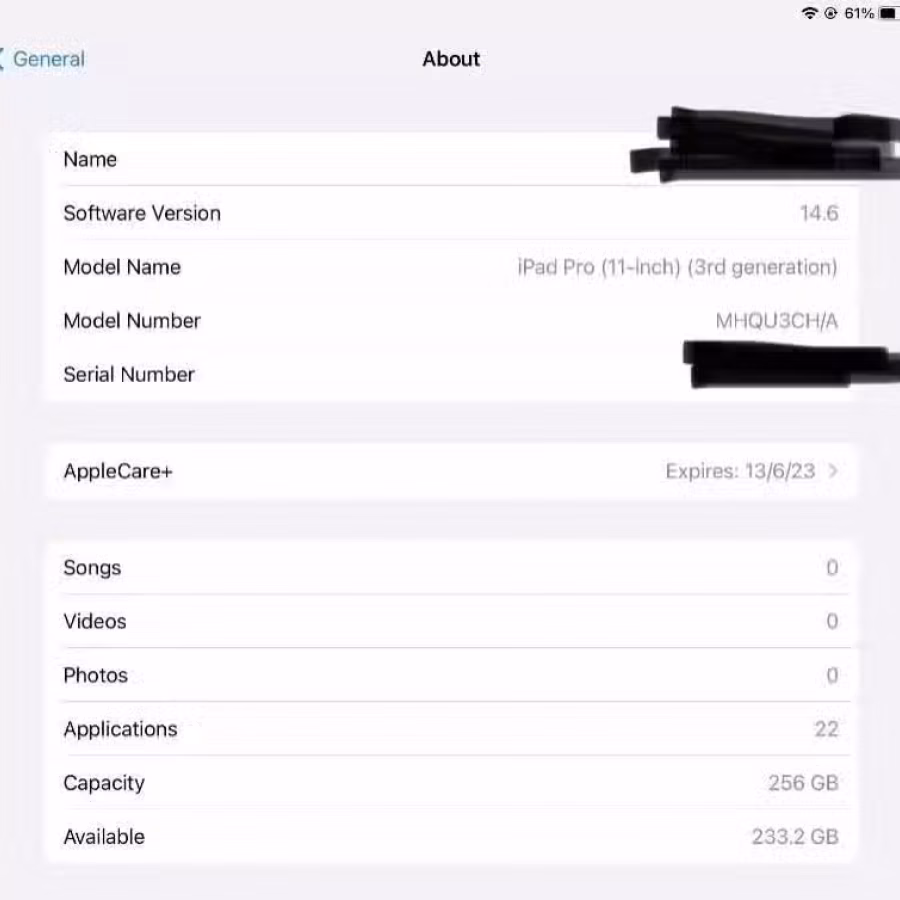 2021新iPad Pro/256G/WIFI/带Apple Care 图片 2