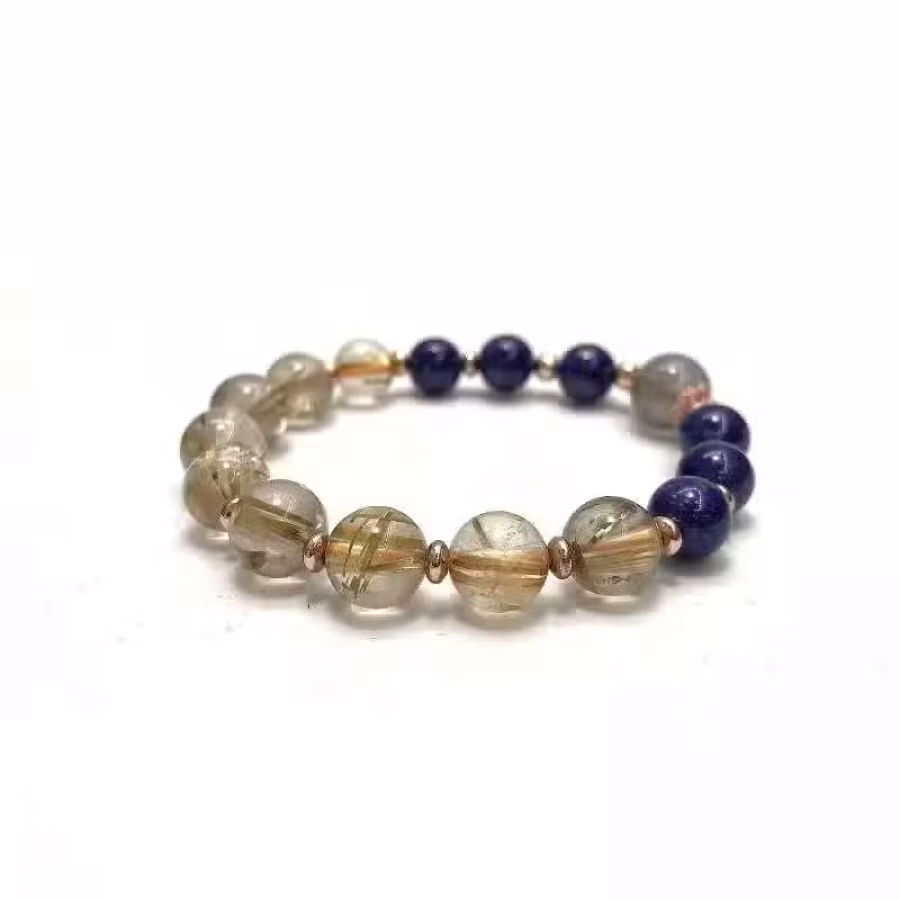 拉长石+青金石+发晶 Labradorite + lazurite + Quar 图片 3