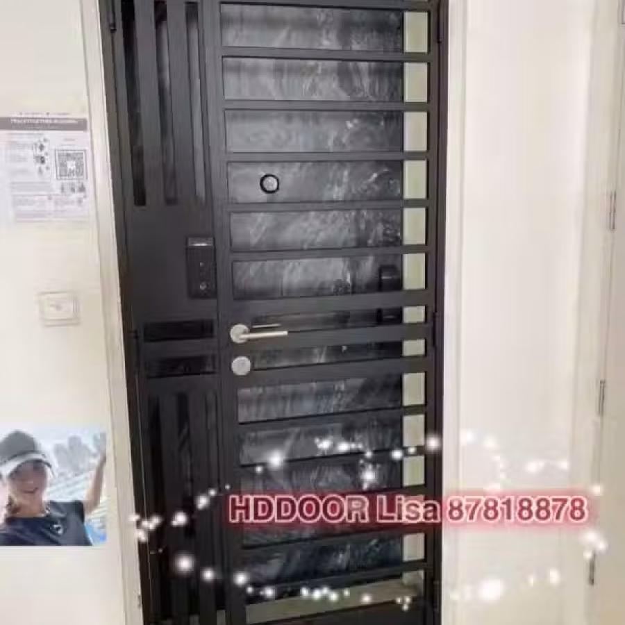 防火大门 铁门 房间门口厕所门 及相应电子锁的安装服务 图片 2