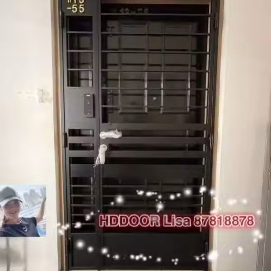 防火大门 铁门 房间门口厕所门 及相应电子锁的安装服务 图片 6