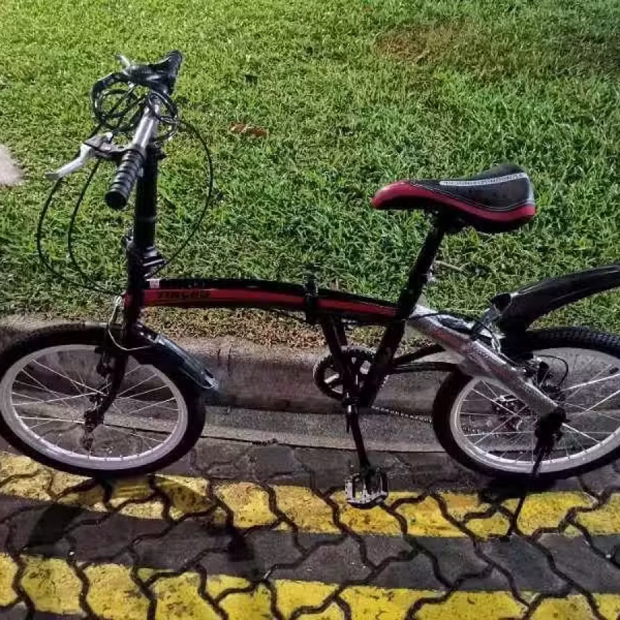  现优惠全新  折叠 变速自行车，自取140送货150 图片 4